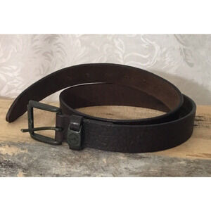 VTG Northern Reflections S 27”-31” Womens Textured Leather Belt Preppy‎